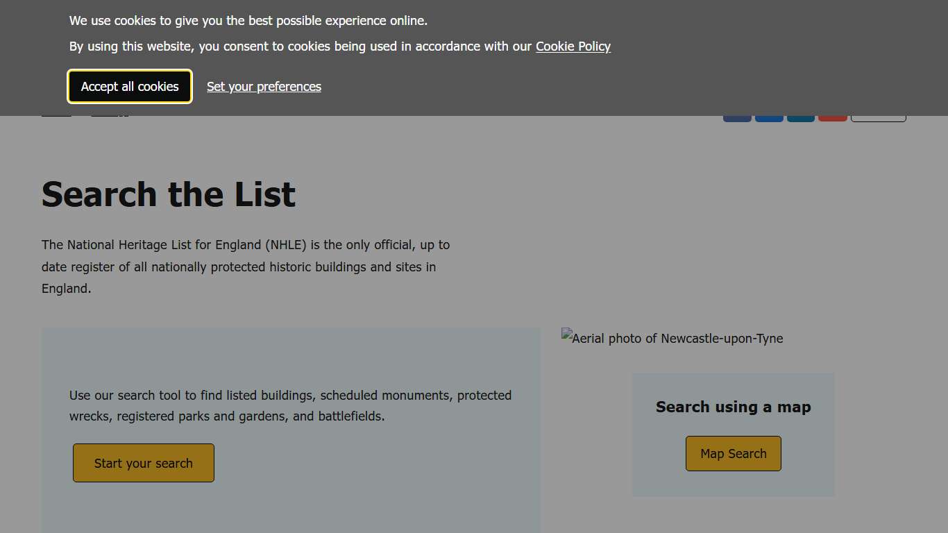Search the List – Find listed buildings, monuments, battlefields and more Historic England